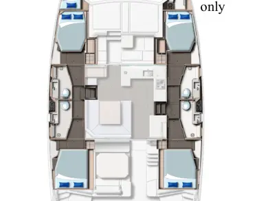 Leopard Catamarans / Robertson & Caine Leopard 45 te huur van particulier of professional in Cannigione