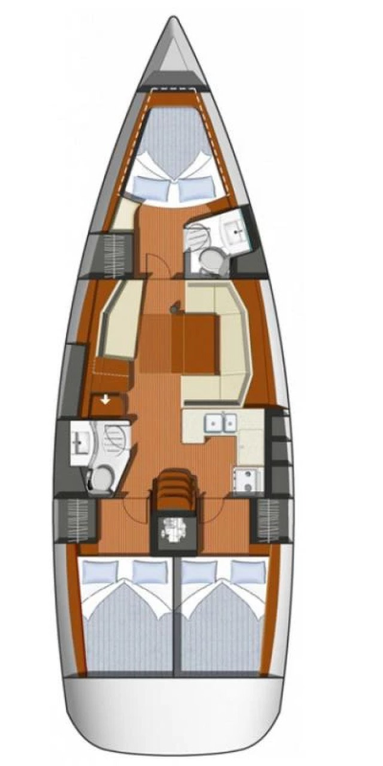 Verhuur Zeilboot Jeanneau met vaarbewijs