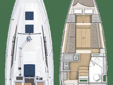 Verhuur Zeilboot in Ajaccio - Bénéteau Oceanis 30.1