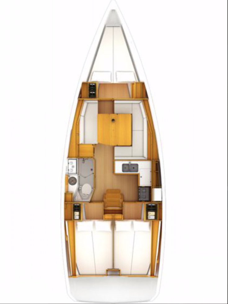 Verhuur Zeilboot Jeanneau met vaarbewijs