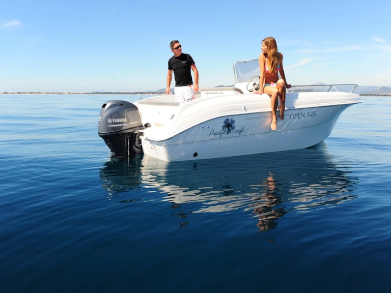 Bootverhuur Sète goedkoop Pacific Craft 545 Open
