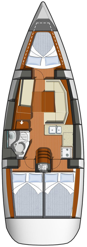 Jeanneau Sun Odyssey 36i te huur van particulier of professional in Deme of Volos