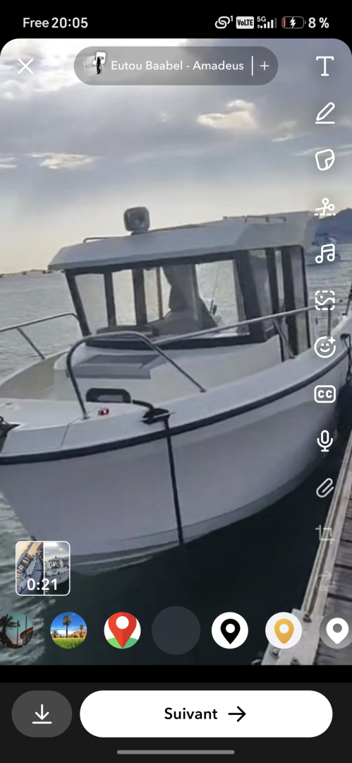 Verhuur Motorboot in Ajaccio - Quicksilver 705 pilothouse 