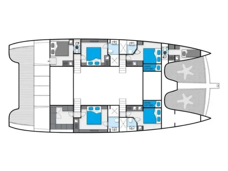 Verhuur Catamaran in Bonifacio - Sunreef Sunreef 74