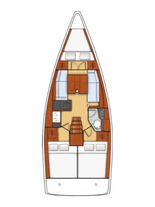 Verhuur Zeilboot Bénéteau met vaarbewijs