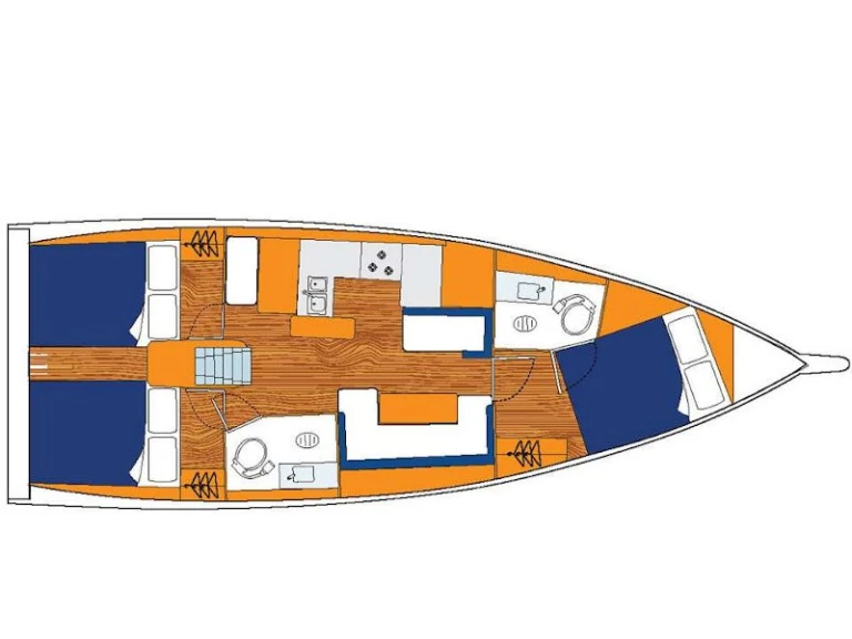 Huur Zeilboot met of zonder schipper Jeanneau in Gouviá