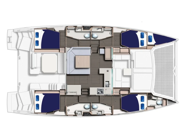 Verhuur Catamaran in Piraeus - Leopard Leopard 45
