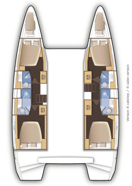 Verhuur Catamaran in Ajaccio - Lagoon Lagoon 42