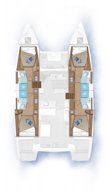 Huur Catamaran met of zonder schipper Lagoon in Ajaccio