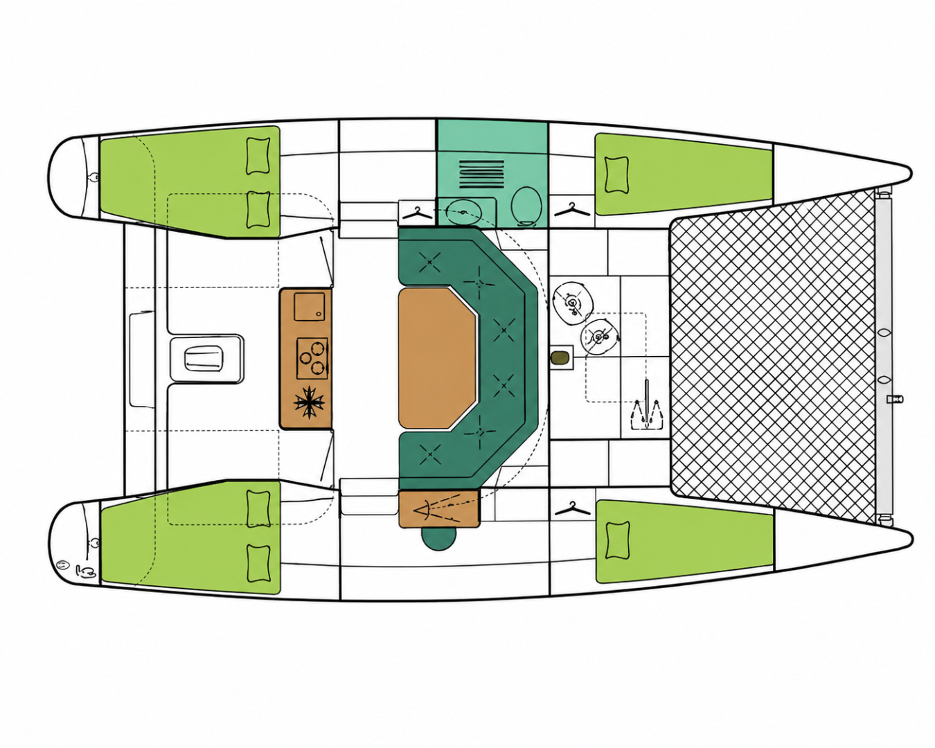 Bootverhuur Fountaine Pajot Maldives 32 in Les Prises via SamBoat