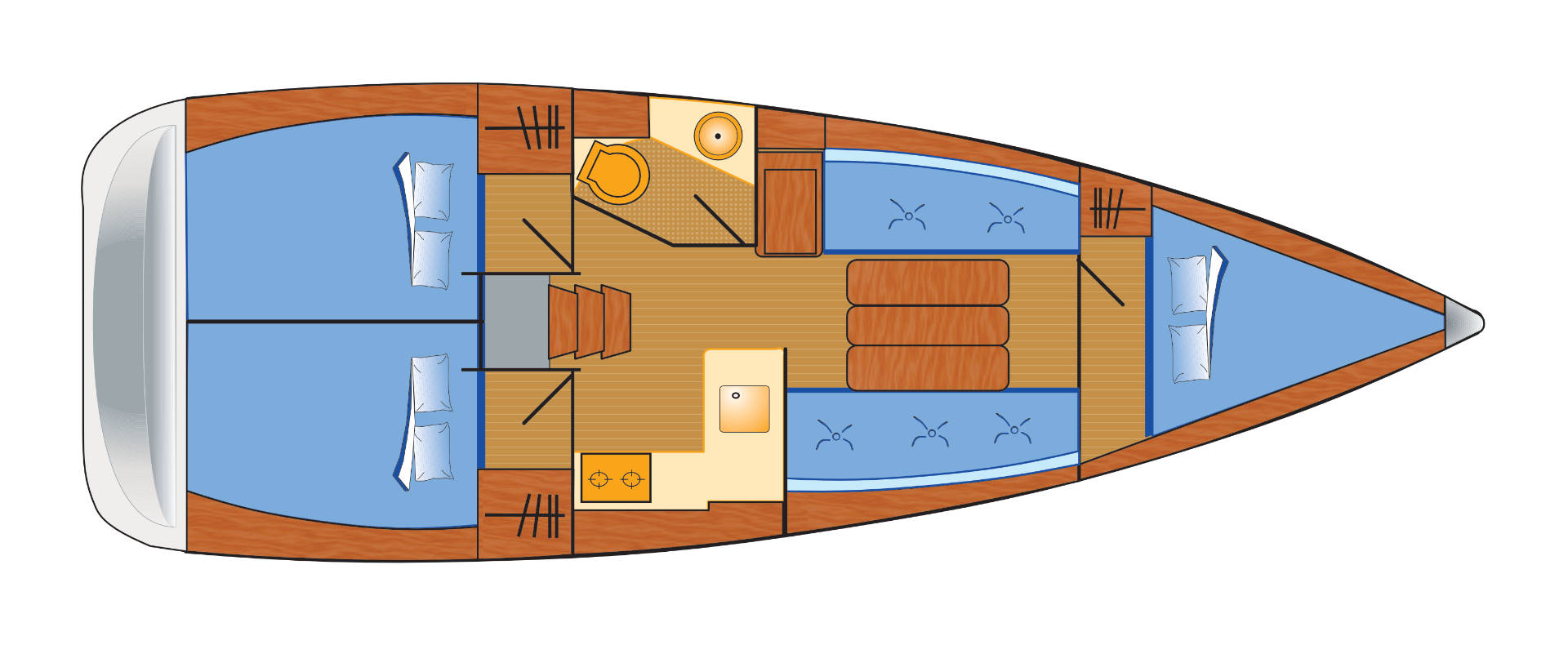 Bootverhuur Punat goedkoop Sun Odyssey 349