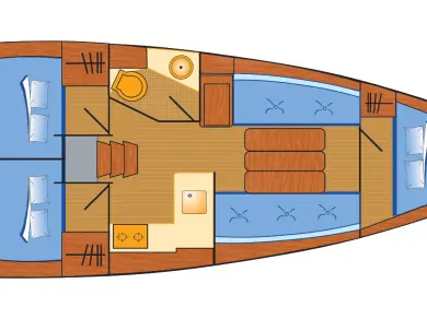Bootverhuur Punat goedkoop Sun Odyssey 349