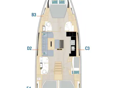Verhuur Zeilboot Hanse met vaarbewijs