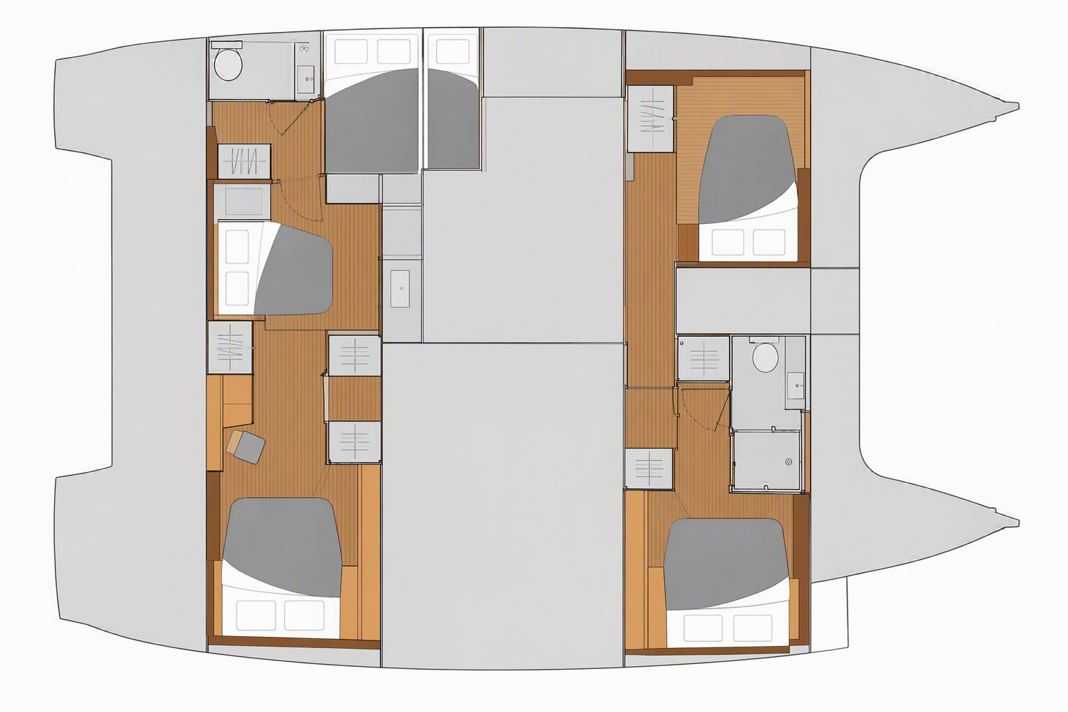 Verhuur Catamaran in Road Town - Fountaine Pajot Tanna 47