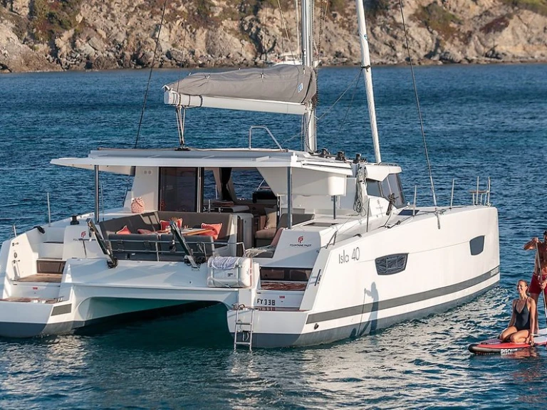Verhuur Catamaran Fountaine Pajot met vaarbewijs