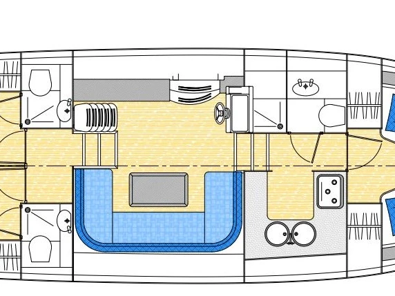 Verhuur Motorboot in Nieuw-Loosdrecht - Pénichette Europa E.500