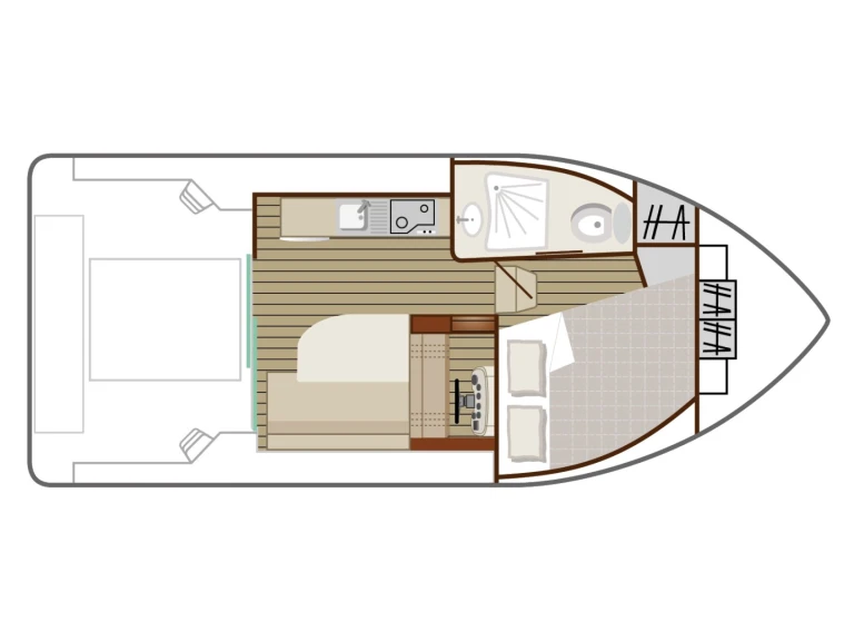 Verhuur Motorboot Nicols Yacht met vaarbewijs