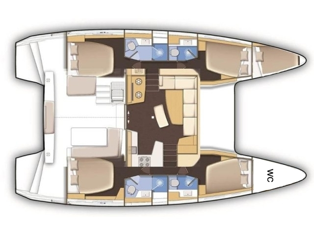 Verhuur Catamaran in Paros (Eiland) - Lagoon Lagoon 42