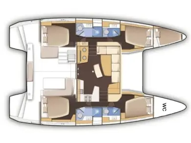Verhuur Catamaran in Paros (Eiland) - Lagoon Lagoon 42