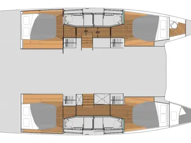 Verhuur Catamaran in Cagliari - Fountaine Pajot Elba 45