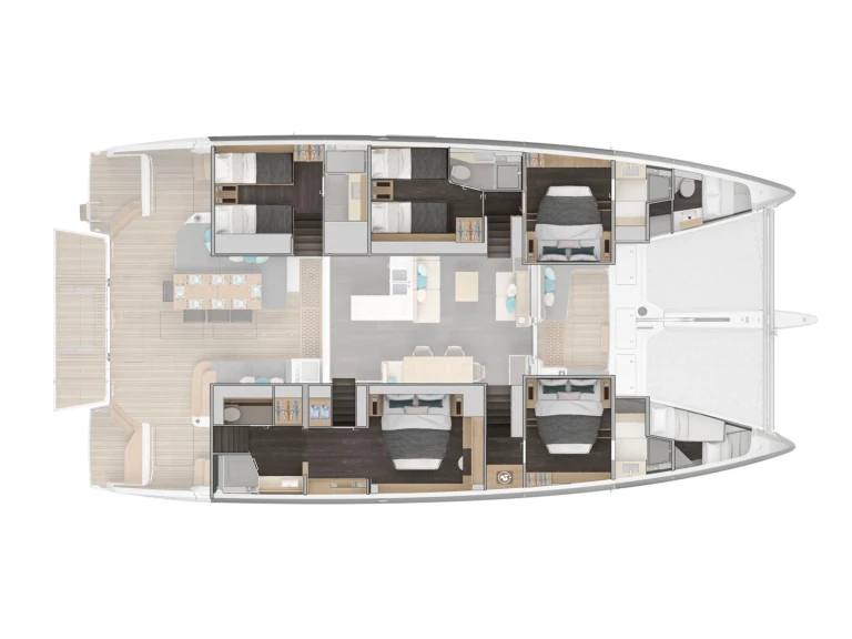Lagoon Lagoon 60 te huur van particulier of professional in Bas du Fort
