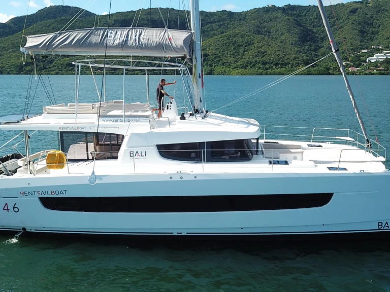 Verhuur Catamaran BALI 4.6 5 CABINES NUM 5 met vaarbewijs