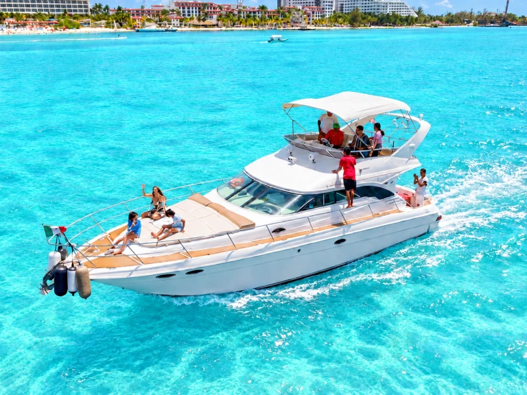 Verhuur Motorboot in Cancun - Custom Made custom