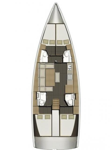 Bootverhuur Golfo Aranci goedkoop Dufour 460 Grand Large