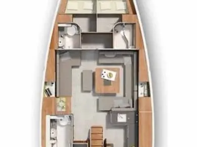 Verhuur Zeilboot Hanse met vaarbewijs