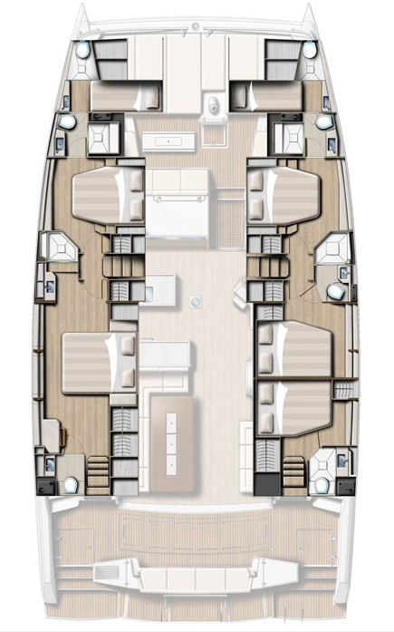 Huur Catamaran met of zonder schipper Bali in Road Town