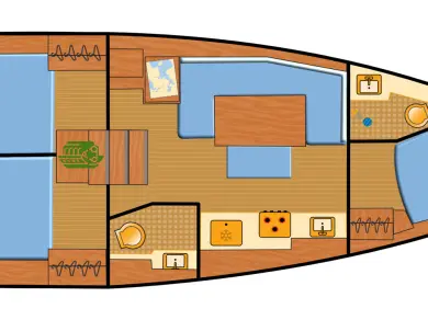 Huur een Bénéteau Oceanis 37.1 in Pula