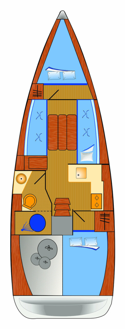 Verhuur Zeilboot Jeanneau met vaarbewijs