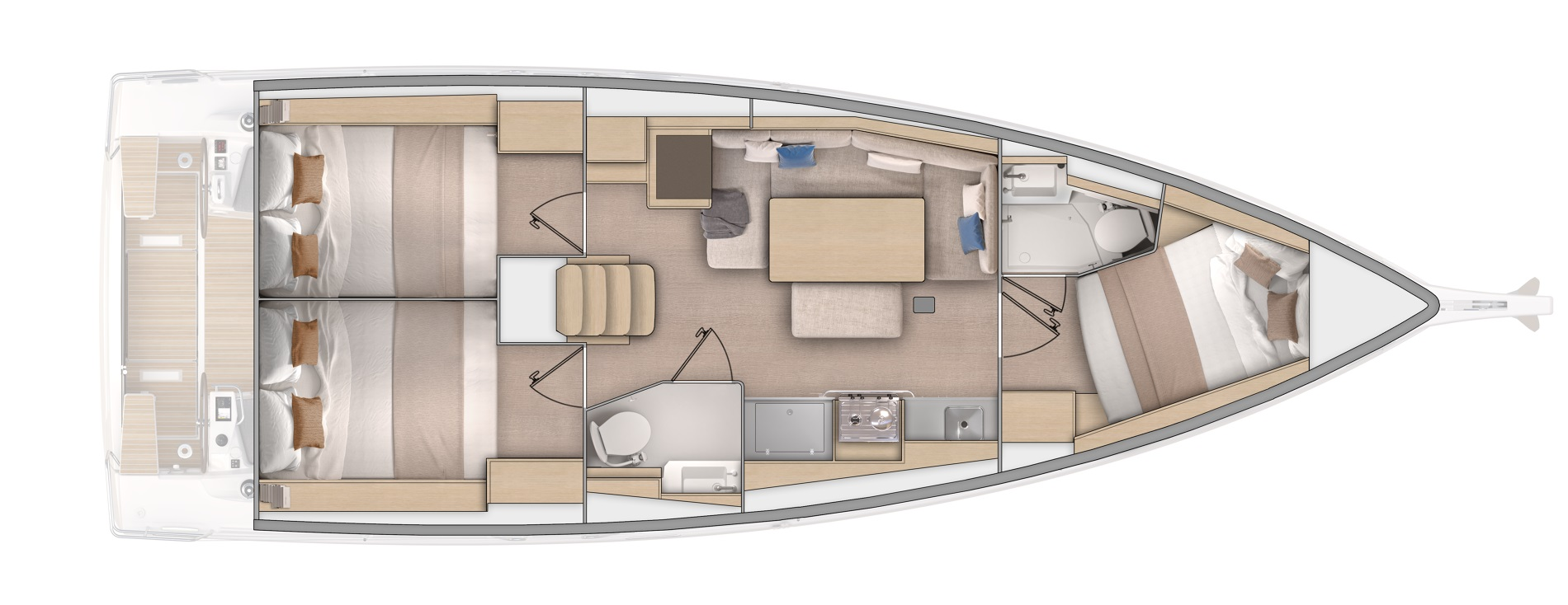 Bootverhuur Split goedkoop Oceanis 37.1