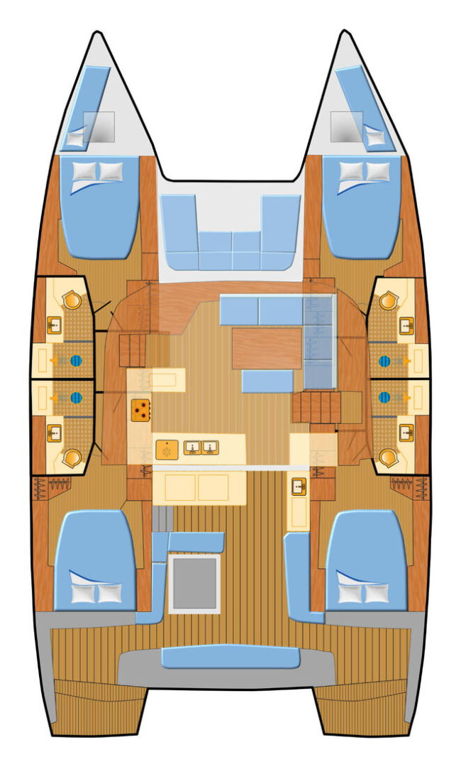 Lagoon Lagoon 46 te huur van particulier of professional in Can Pastilla