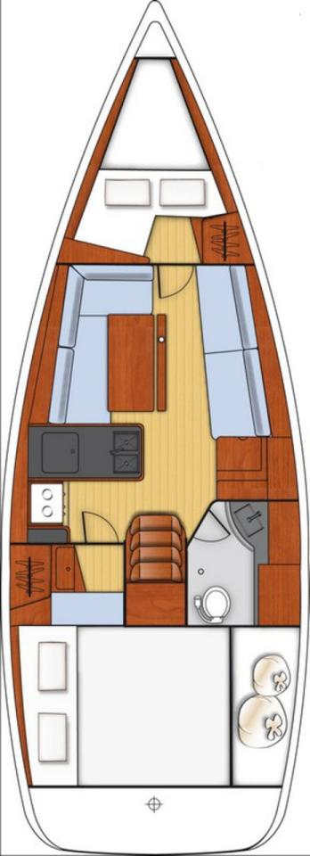 Bénéteau Oceanis 31 te huur van particulier of professional in Split