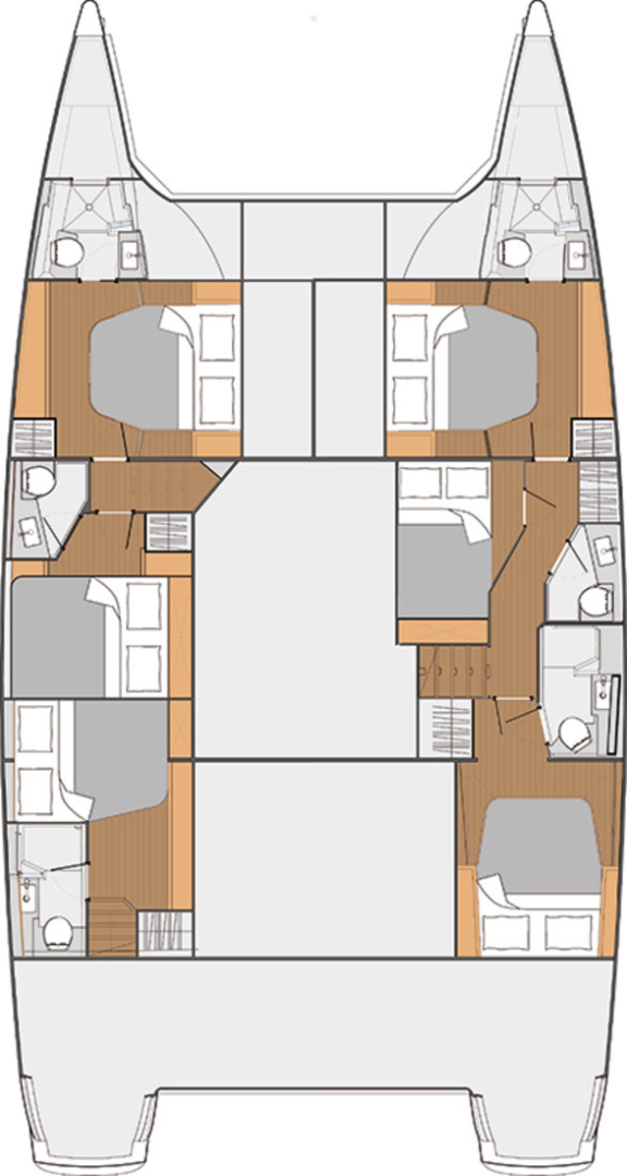 Huur een Fountaine Pajot Saba 50 in Trogir