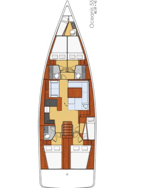 Jachthuur in Lávrio - Bénéteau Oceanis 55 via SamBoat