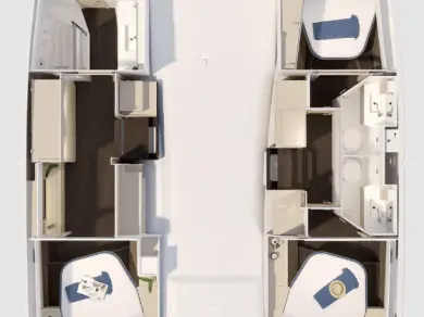 Verhuur Catamaran in Road Town - Fountaine Pajot Fountaine Pajot FP 41 Maesto 3 
