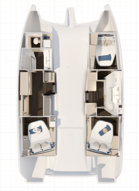 Bootverhuur Fountaine Pajot Fountaine Pajot FP 41 Maesto 3  in Frenchtown via SamBoat