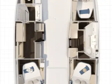 Bootverhuur Fountaine Pajot Fountaine Pajot FP 41 Maesto 3  in Frenchtown via SamBoat