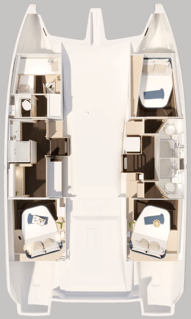 Jachthuur in Road Town - Fountaine Pajot Fountaine Pajot FP 44 Maestro - 3 cab. via SamBoat