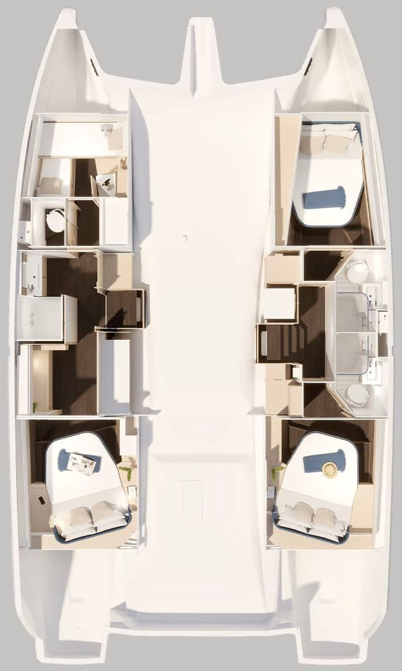 Huur een Fountaine Pajot Fountaine Pajot FP 44 Maestro - 3 cab. in Road Town