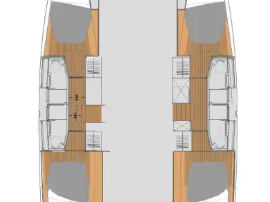 Fountaine Pajot Elba 45 te huur van particulier of professional in Road Town