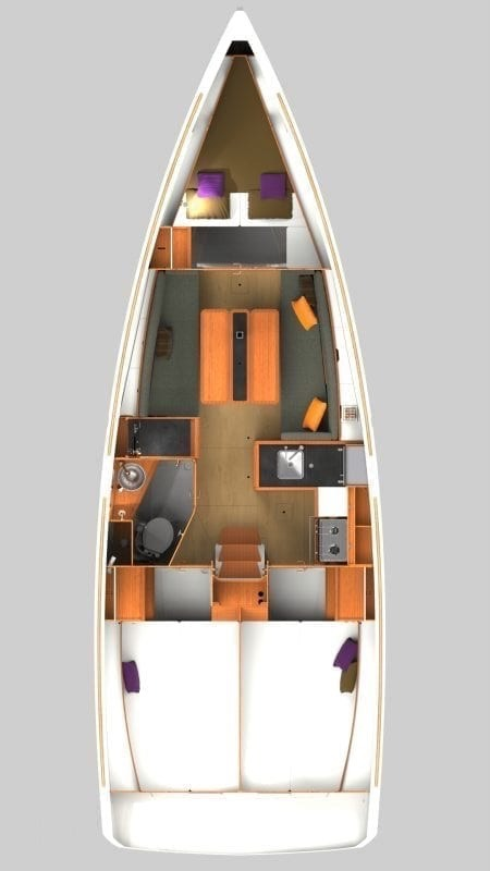 Verhuur Zeilboot in Road Town - Jeanneau Sun Odyssey 349