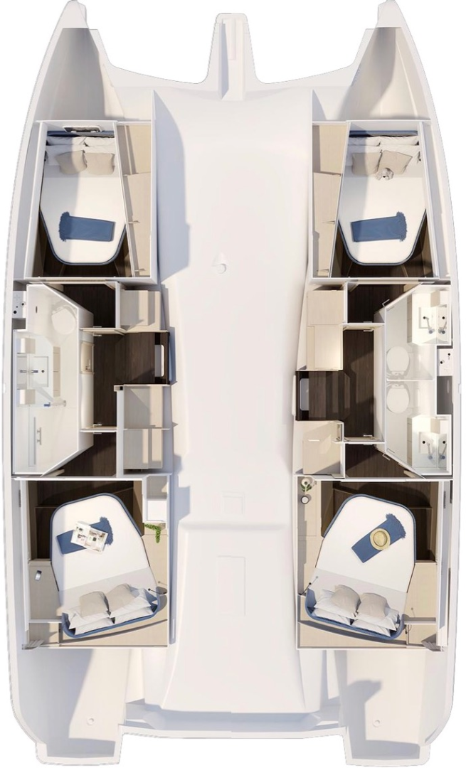 Huur Catamaran met of zonder schipper Fountaine Pajot in Golfe-Juan