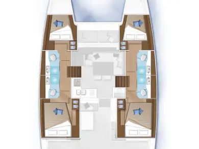 Bootverhuur Trogir goedkoop Lagoon 40