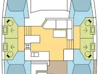 Jachthuur in Seget Donji - Fountaine Pajot Astrea 42 via SamBoat