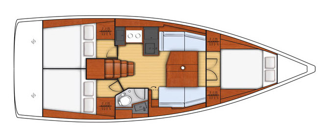Huur Zeilboot met of zonder schipper Bénéteau in Biograd na Moru