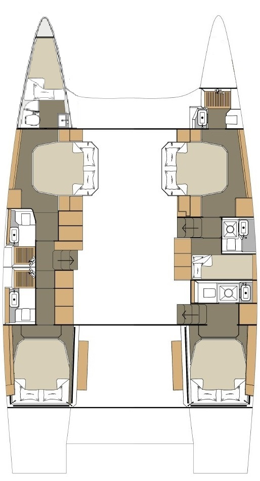 Huur een Dufour Dufour Catamarans 48 Sail in Primošten