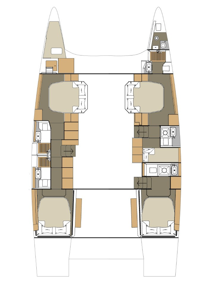 Bootverhuur Dufour Dufour Catamarans 48 Sail in Primošten via SamBoat